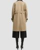 Derek Lam Women's Landon Stretch-Cotton Contrast-Collar Trench Coat - 3