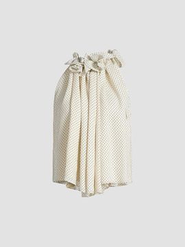 Derek Lam Women's Paisley Dot Georgette Trapeze Top