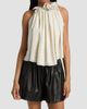 Derek Lam Women's Paisley Dot Georgette Trapeze Top - 3