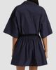 Derek Lam Women's Sabrina Cotton-Poplin Drawstring Minidress - 5