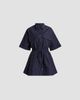 Derek Lam Women's Sabrina Cotton-Poplin Drawstring Minidress - 8