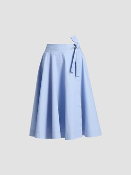 Derek Lam Women's Sage Cotton-Twill Wrap Skirt