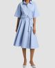 Derek Lam Women's Sage Cotton-Twill Wrap Skirt - 2