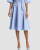 Derek Lam Women's Sage Cotton-Twill Wrap Skirt - 3