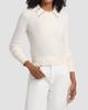 Derek Lam Women's Sancia Studded Collar Wool-Blend Sweater - 3