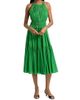 Derek Lam Women's Sloane Shirred Cotton Midi-Dress - 3