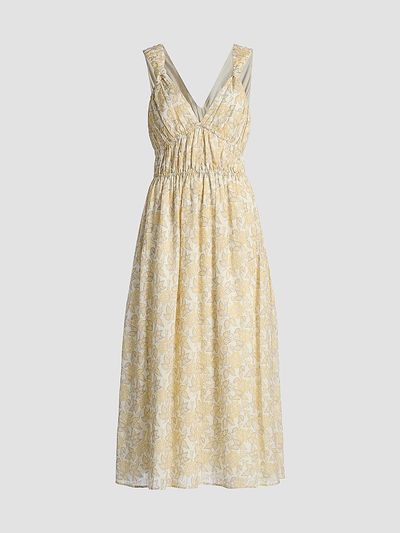 Derek Lam Women's Sorrel Printed Voile Midi-Dress