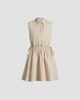 Derek Lam Women's Tristan Cotton Poplin Drawstring Minidress - 1