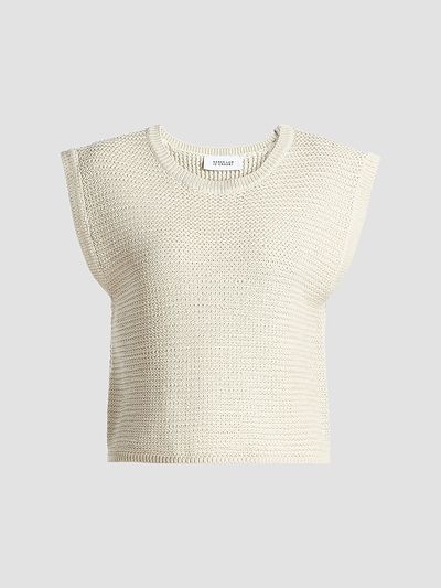 Derek Lam Women's Vivienne Knit Cotton Sleeveless Top
