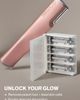 DERMAFLASH DERMAFLASH LUXE+ Advanced Sonic Dermaplaning & Peach Fuzz Removal Set $199 Value - 3