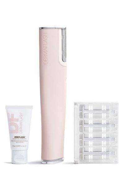DERMAFLASH DERMAFLASH LUXE+ Anti-Aging Sonic Dermaplaning + Peach Fuzz Removal Set