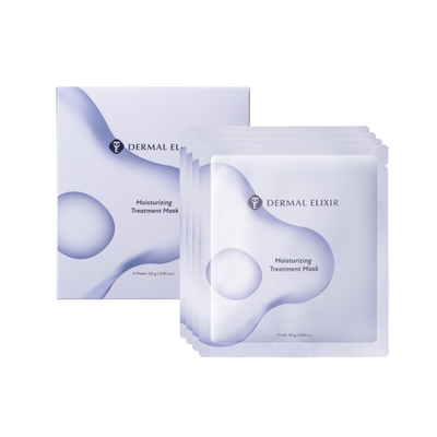 Dermal Elixir Dermal Elixir Moisturizing Treatment Sheet Mask 4x25ml