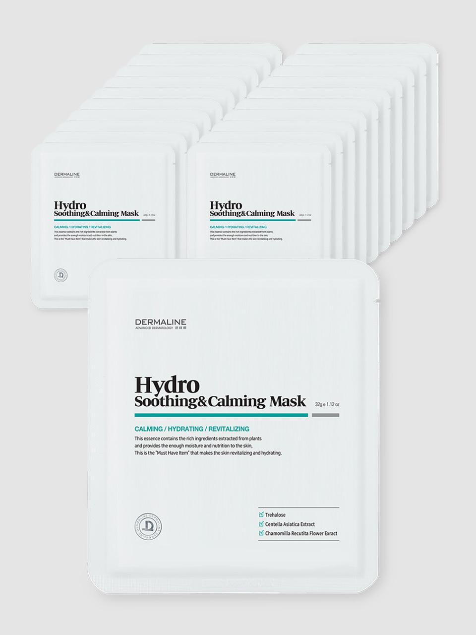 DERMALINE Hydro Soothing and Calming Mask Pack Set (20)