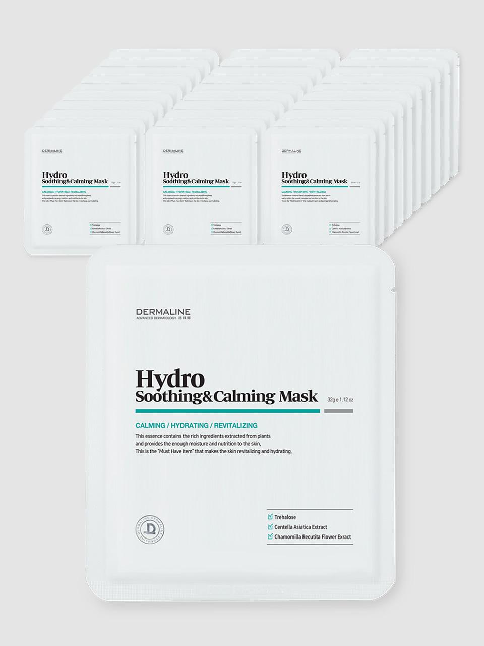 DERMALINE Hydro Soothing and Calming Mask Pack Set (30)