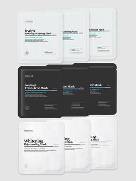 DERMALINE Moisture Mask Pack 3 Set (9)
