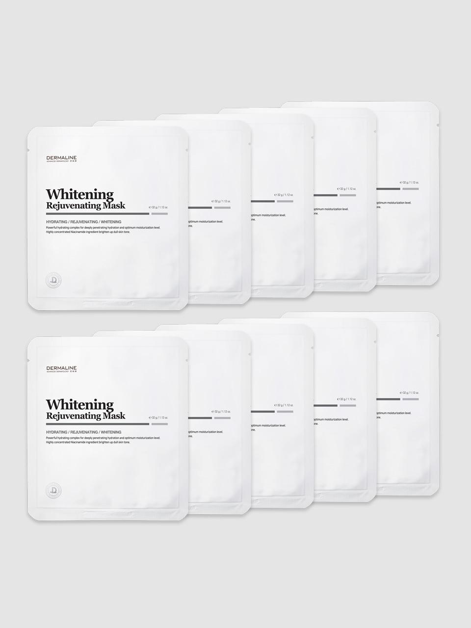 DERMALINE Whitening Rejuvenating Mask Set (10)