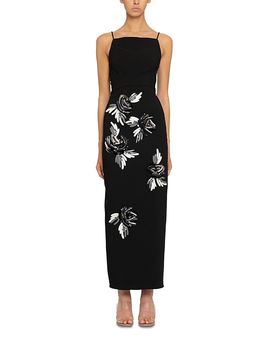 Des phemmes DES_PHEMMES Boat Neck Maxi Dress