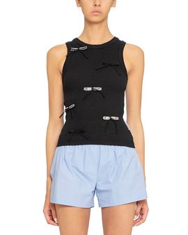 Des phemmes DES_PHEMMES Bow Tank Top