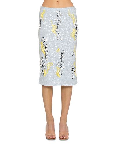 Des phemmes DES_PHEMMES Embellished Pencil Skirt