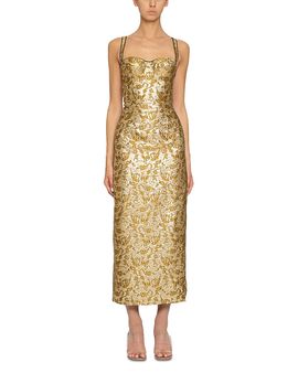 Des phemmes DES_PHEMMES Long Bustier Dress