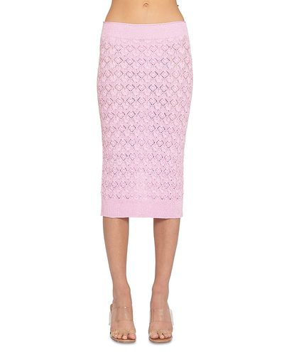 Des phemmes DES_PHEMMES Openwork Tube Skirt