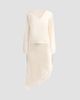 Design History Women's Isa Wool Sweater & Satin Midi Dress - 6