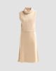 Design History Women's Jin Wool Sweater & Satin Midi Dress - 6