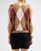 Design History Women's Rosemary Argyle Sweater - 3