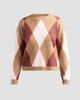 Design History Women's Rosemary Argyle Sweater - 6