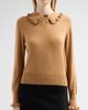 Design History Women's Sophie Ruffle Collar Polo Top - 5