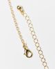 DesignB London Curve DesignB London Curve turquoise pendant choker necklace in gold - 2