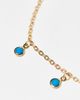 DesignB London Curve DesignB London Curve turquoise pendant choker necklace in gold - 3