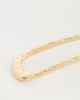 DesignB London DeisgnB London hammered french hair pin in gold tone - 2