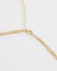 DesignB London DesignB London 2 pack necklaces in faux pearl and beads in gold - 3