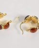 DesignB London DesignB London amber resin hoop earrings in gold - 3