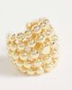 DesignB London DesignB London ball-effect statement ear cuff in gold - 3