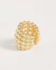 DesignB London DesignB London ball-effect statement ear cuff in gold - 4