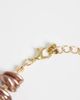 DesignB London DesignB London beaded faux shell bracelet in brown - 2