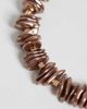 DesignB London DesignB London beaded faux shell bracelet in brown - 3