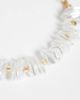 DesignB London DesignB London beaded faux shell bracelet in white - 3