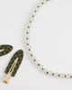 DesignB London DesignB London beaded necklace in mint-Green - 2