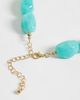 DesignB London DesignB London beaded necklace in turquoise-Blue - 4