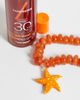 DesignB London DesignB London beaded starfish charm necklace in orange - 2
