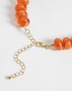 DesignB London DesignB London beaded starfish charm necklace in orange - 4