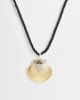 DesignB London DesignB London black rope shell necklace - 1