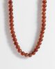 DesignB London DesignB London brown beaded T-bar necklace in brown - 1