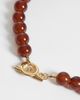 DesignB London DesignB London brown beaded T-bar necklace in brown - 4