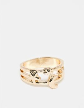 DesignB London DesignB London celestial ring in gold