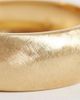 DesignB London DesignB London chunky bangle in brushed gold - 3