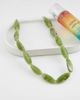 DesignB London DesignB London chunky beaded necklace in dark green - 2